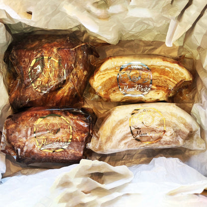 全４種食べ尽しセット［箱ナシ割］（8%OFF） - 〈チャーシュー専門店〉ミートポーク山水