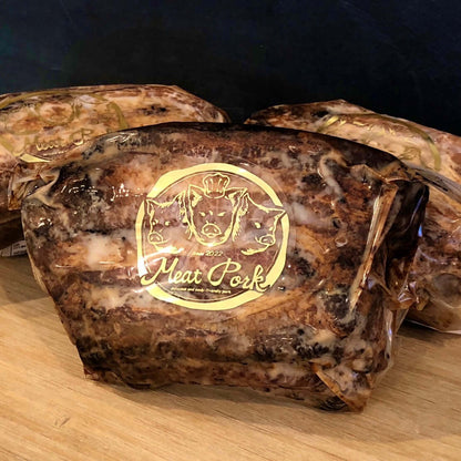 【香港式 焼豚】蜜汁叉焼〈豚バラ〉 - 〈チャーシュー専門店〉ミートポーク山水
