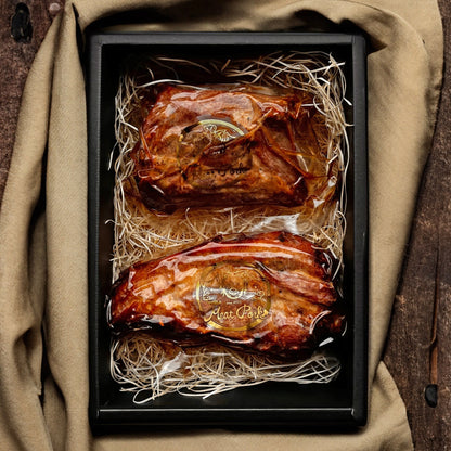 【肉ギフト】蜜汁叉焼〈肩ロース〉２本詰合せ - 〈チャーシュー専門店〉ミートポーク山水